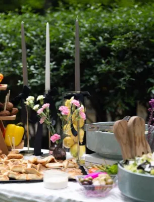 Guests enjoying event atmosphere