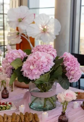 Private dining setup